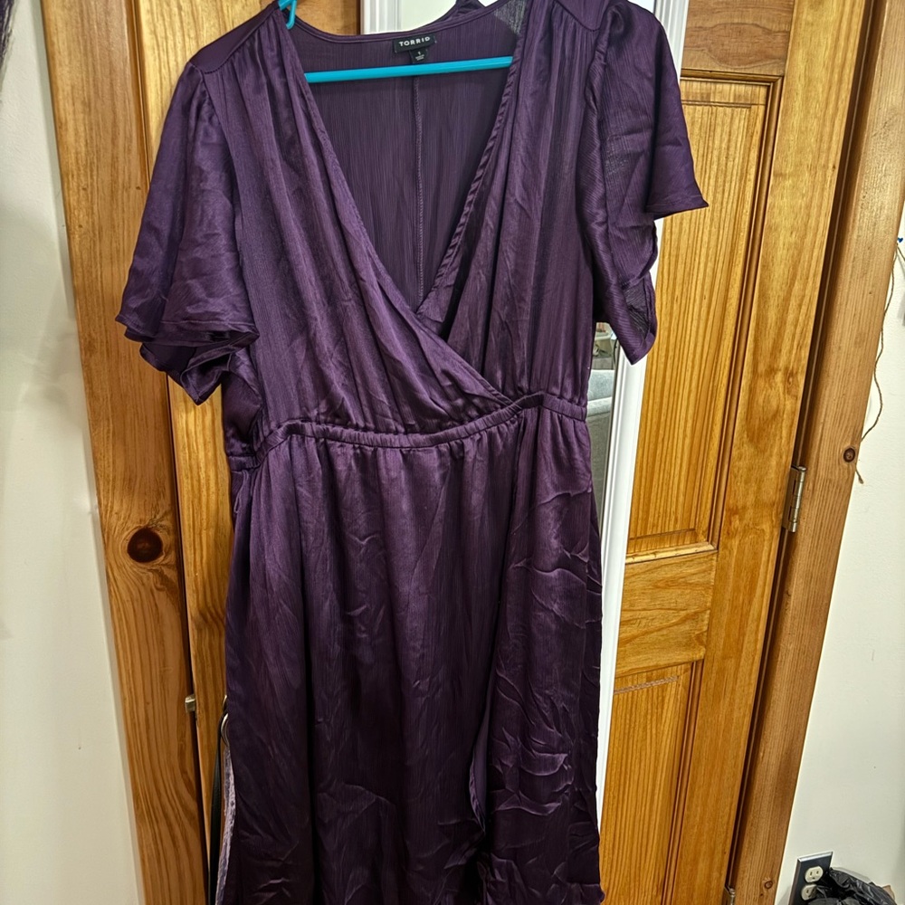 Torrid Deep Purple Midi Dress